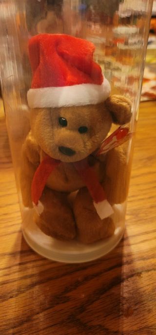 Ty 1997 Extremely Rare Retired Teddy Style 4200 Beanie Baby Bear