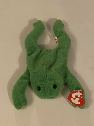 Ty Beanie Baby Legs The Frog 3rd Generation Hang 2nd Tush Mwct More