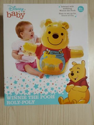 Disney Baby Winnie The Pooh Roly - Poly Baby Toy.  In Factory Box