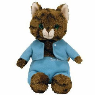 Ty Beanie Baby - Tom Kitten The Cat (uk Exclusive) - Mwmts Stuffed Animal Toy