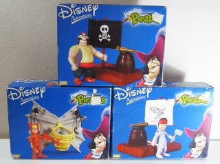 2004 Famosa Disney Heroes Peter Pan Pirates 3 X Complete Set