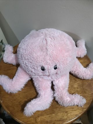 Squishable Mini Pink Octopus Plush 15 " 2013 American Mills Stuffed Animal