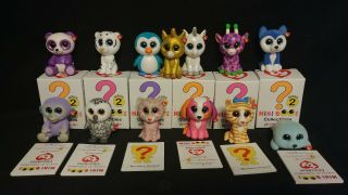 Ty Beanie Mini Boos Mystery Collectibles Series 2 Complete Set Of 13 Gold Chase
