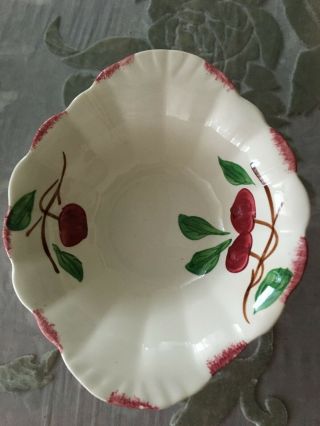 Blue Ridge Southern Pottery Crab Apple Cereal Bowl