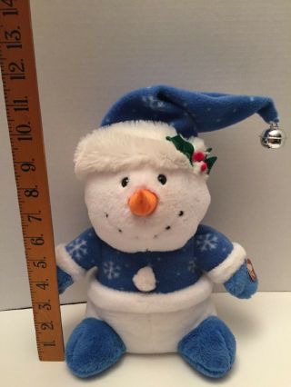 Dan Dee Collectible Singing Animated Plush Stuffed Animal Snowman Let It Snow