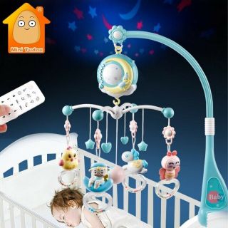 Rattles For Baby Crib Portable Toy Swing Rack Portable Bed Ring Music Box Ring 0