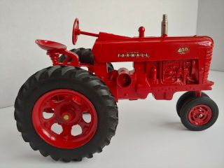 Miniature Mccormick Farmall 400 Toy Tractor.  Very Good Shape.