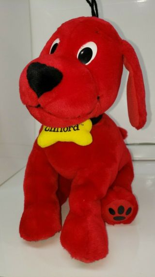 Clifford The Big Red Dog Plush Kohls Cares For Kids 2003 Yellow Bone 14 " Vtg
