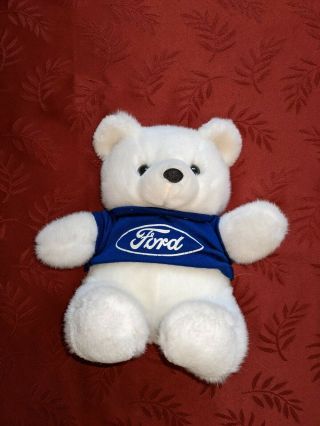 Ford Racing Teddy Bear Plush Stuffed Animal Great For Man Cave