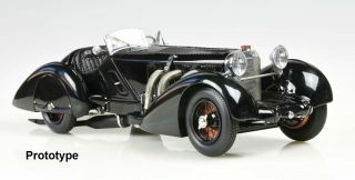 Cmc M - 225 1932 Mercedes Benz Ssk Trossi " The Black Prince " 1/18 Diecast Model