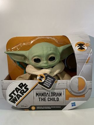 The Mandalorian The Child Baby Yoda Star Wars Talking Plush Hasbro F1115