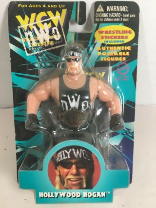 1998 Wcw Nwo Hollywood Hogan Wrestling Action Figure 5 Inch
