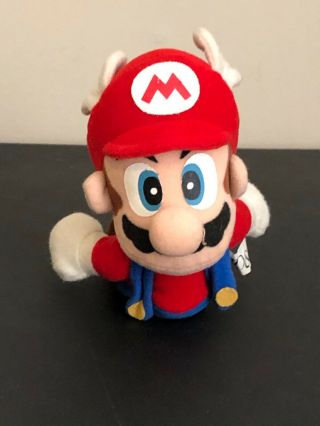 Bd&a Nintendo Mario 64 Flying Cap Mario Bean Bag Plush Figure