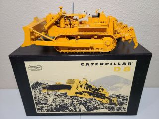 Caterpillar Cat D8h 46a Dozer With Ripper - Ccm Brass 1:24 Scale Model