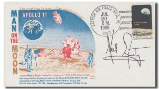 Neil Armstrong Autopensigned Apollo 11 Moonlanding Cover - 2032