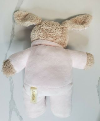 Dan Dee Bunny Rabbit 10” Plush Sings Jesus Loves Me Pink PJs Stuffed Plush 3