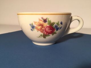 Vintage Syracuse China Coffee Cup Restaurant Ware Floral