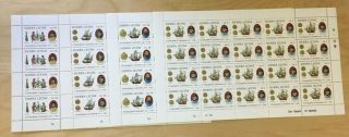 Full Sheets Sierra Leone 1987 909 - 12 - Discovery Of America - Set Of Sheets - Mnh