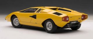 Autoart 1/18 Lamborghini Countach Lp400 Yellow?74646 Ems W/ Tracking