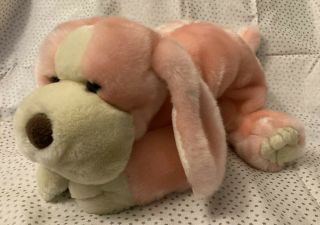 Toys R Us Animal Alley Darby Pastel Pink Puppy Dog Stuffed Animal Plush 18”