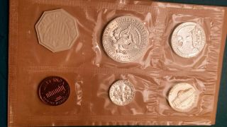 1964 Us Proof Set With Accented Hair Variety Kennedy & Pointed 9 Dime Cameo