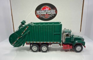 First Gear 1/34 Scale Mack Custom Garbage Truck W/leach Rd Packer “1 Of A Kind”
