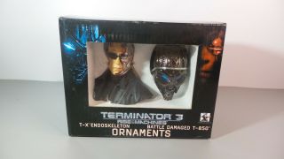Terminator 3 Ornaments T - X Skeleton& T - 850 Rise Of The Machines Gentle Giant