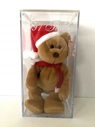 Ty Beanie Baby 1997 Holiday Teddy - Bear 1996) - Style 4200 - Errors