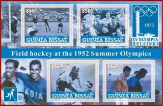 Stamps Sports Summer Olympics Games In Helsinki 1952 Field Hockey