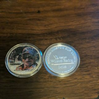 2001 " Dale Earnhardt " Silver American Eagle 1 Oz Bullion Coin,  Bonus