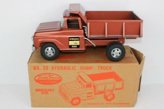 1959 20 Tonka Hydraulic Dump Truck Nmib Box Construction & Farm Toys
