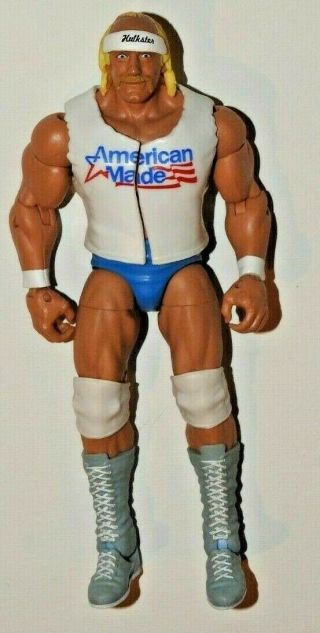 Wwe Mattel Hulk Hogan Elite Ringside Exclusive Figure American Made Shirt Wwf Rc