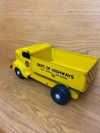 LARGE 16” 1950 ' s MINNITOY Company Dump Truck Toy Canadian OTACO ORILLIA 2