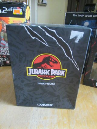 2019 Jurassic Park Jurassic World Lootcrate Exclusive T - Rex Figure Statue
