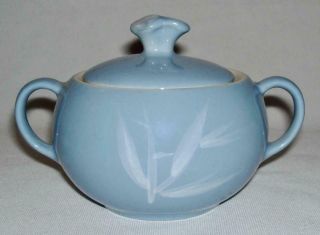 Winfield Vintage Hand Crafted Lidded Sugar Bowl (blue Pacific) Usa