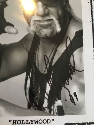 Hulk Hogan Hollywood Hogan Autograph 1999 NWO WCW Wrestling 2