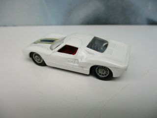 Matchbox/ Lesney 41c Ford GT White - WIRE Wheels / Black Tyres - Boxed 4