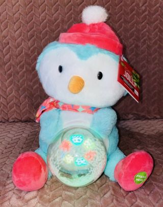 Nwt Sounds Lights Be Jolly Animated Christmas Penguin Singing Jingle Bells Dance