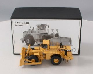 Classic Construction Models Brass 1:87 Scale Cat 854g Wheel Dozer Ln/box