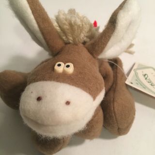 Hallmark Dickens The Donkey Plush 1985 With Tags Vintage