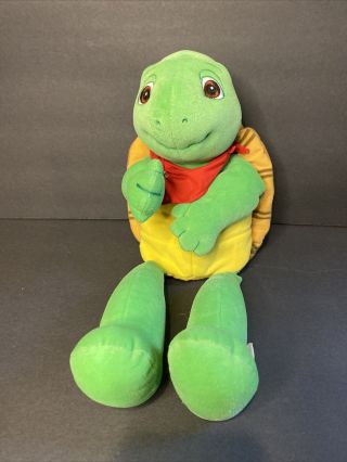 Franklin The Turtle 14” Plush Full Body Puppet Toy Eden,  Stuffed Animal,  Green