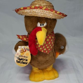 Dan Dee Animated Singing Dancing Pilgrim Turkey Plush Toy Thanksgiving 14 " Tag