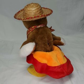 Dan Dee Animated Singing Dancing Pilgrim Turkey Plush Toy Thanksgiving 14 