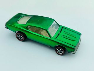 Hot Wheels Redline Custom Barracuda Green Us White Int Ex/nm