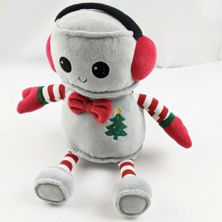 Rare Robot Boy Dream Holiday Time Embroidered Christmas Tree 11 " Plush Stuffed