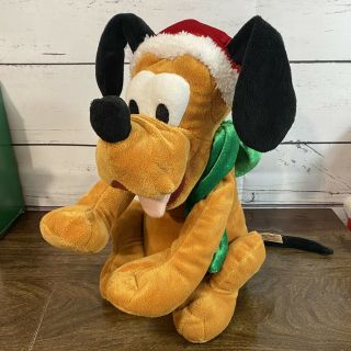 Disney Dan Dee Christmas Singing/moving Pluto