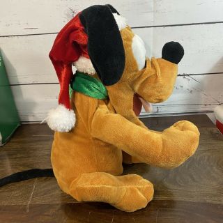 Disney Dan Dee Christmas Singing/Moving Pluto 3