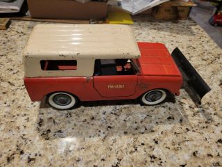 Vintage Tru Scale International Scout Truck With Front Blade