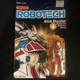 Matchbox Robotech Rdf Rick Hunter Action Figure Vintage 1985 Rare
