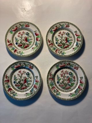 Set Of 4 China Bread Plates - Indian Tree - Johnson Bros.  - England - 6.  25 "